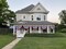 3x6 Ft 4th of July Decorations Memorial Day American flags Bunting Flags outdoor- Half Fan Banner Pleated Patriotic flag USA Flags 3-Pack